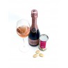 Coffret Champagne Rosé Charles Heidsieck et Amande d'Avola Chocolat Blanc